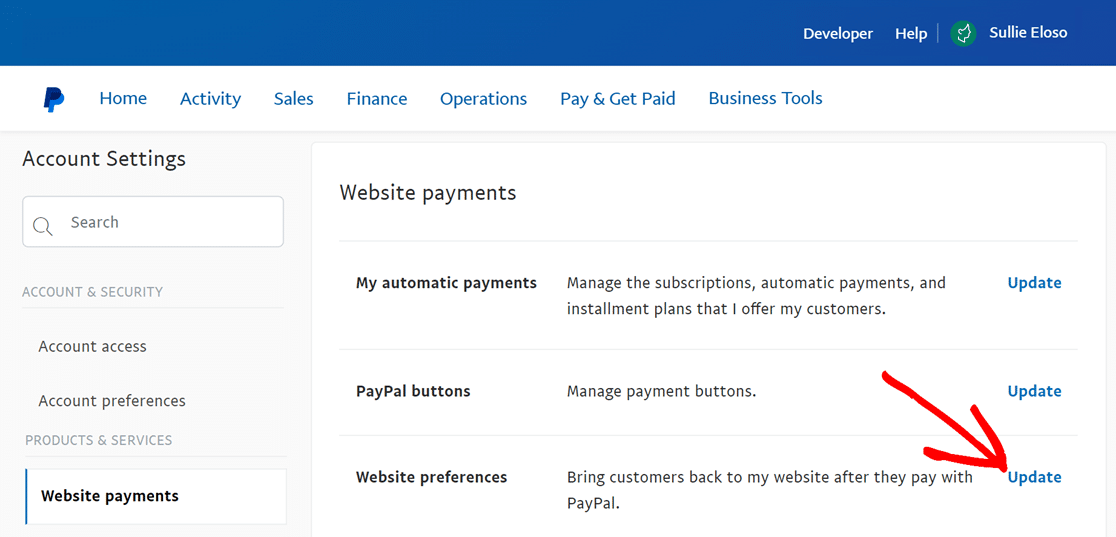 paypal-website-payments - WPForms