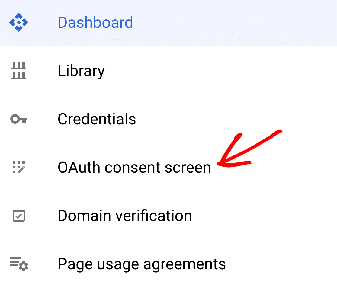 OAuth Consent Screen Ecrã de consentimento OAuth